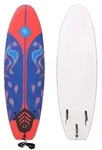 vidaXL Surfbrett Blau und Rot 170 cm