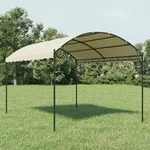 vidaXL Pavillon Stoff Creme