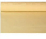 Papiertischtuch mit Damastpr&auml;gung 8 m x 1,2 m creme. Material: Papier,...