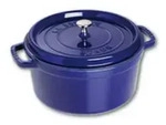 ZWILLING - Staub Cocotte, Einzelpfanne, Blau, Eisenguss, 5,9 l, 1 St&uuml;ck(e), 28 cm