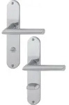 Langschildgarnitur Stock.E1140Z/302 VA F69 SK/OL 78mm DIN L/R HOPPE