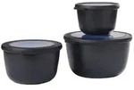 Mepal - Cirqula Multisch&uuml;ssel-Set 3&ndash;teilig rund Nordic black &ndash; 500, 1000 und