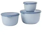 Mepal Multisch&uuml;ssel-Set Cirqula 3-teilig &ndash; Nordic blue &ndash; hoch und rund