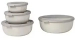 Mepal - Cirqula Multisch&uuml;ssel-Set 4&ndash;teilig rund Nordic white &ndash; 350, 750,...
