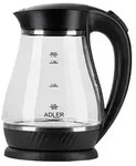 Adler AD 1274 B Wasserkocher 1,7?L - 2200?W, LED, 360&deg;-Sockel, Schwarz