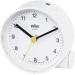 Braun 66004 Quarz Wecker Wei&szlig; Alarmzeiten 1