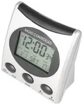 Funkwecker klassisch silber schwarz
