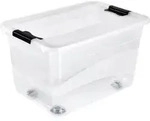"keeeper Aufbewahrungsbox "konrad", mit Rollen, 52 Liter"