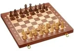 Schachkassette De Luxe, Feld 40 mm, Brettspiel aus Holz, f&uuml;r 2 Spieler, ab 6...