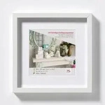 Stockholm 3D Holzrahmen 30x30 WEISS