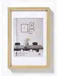 BILDERRAHMEN Steel Style Kunststoff Rahmen 15x20 cm Gold