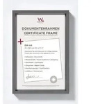 BILDERRAHMEN Steel Style Kunststoff Rahmen 30x45 cm Silber