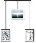 1016057-040 - EXHIBIT Bilderrahmen an Stange h&auml;ngend, 3 St&uuml;ck, schwarz