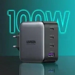 Ugreen - Netzteil - 100 Watt - 5 A - PD 3.0, QC 4+ - 4 Ausgabeanschlussstellen (USB,