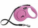 FLEXI Rollleine New CLASSIC Gurt - 5m, bis 25kg - Pink