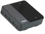 ATEN US234 2 Port USB 3.2 Gen 1-Umschalter (USB 3.0) Schwarz