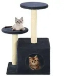 vidaXL Katzen-Kratzbaum Sisal 60 cm Dunkelblau