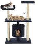 vidaXL Katzen-Kratzbaum Sisal 95 cm Dunkelblau
