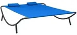 vidaXL Sonnenliege Stoff Blau