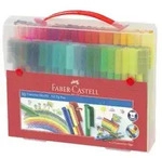 FABER-CASTELL Fasermaler CONNECTOR PEN, 80er Koffer