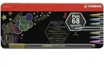 Premium-Filzstift Pen 68 metallic 1,4mm (M) Metalletui VE=8 Farben