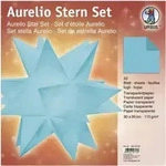 Faltbl&auml;tter Aurelio Stern Transparentpapier 115g/qm 30x30cm 33 Blatt petrol