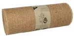 Tischl&auml;ufer, Jute 10 m x 30 cm natur auf Rolle. Material: Jute. Farbe: natur