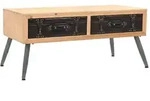 vidaXL Couchtisch Tannenholz Massiv 115 &times; 55 &times; 50 cm