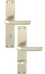 Langschildgarnitur Birm.1117/202SP Alu.F2 SK/OL 78mm DIN L/R HOPPE