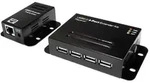 LogiLink USB 2.0 Cat. 5 Extender with 4-Port Hub, Receiver and Transmitter