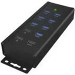 ICY BOX IB-HUB1703-QC3 USB-Hub 10 Port USB-A USB 3.0 5 GBit/s Schwarz IB-HUB1703-QC3