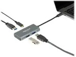 DeLOCK - Hub - 3 x USB 3.2 Gen 2 + 1 x USB-C 3.2 Gen 2