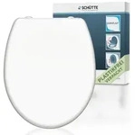 Duroplast WC-Sitz WHITE, mit Absenkautomatik und Schnellverschluss