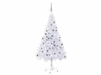vidaXL Künstlicher Weihnachtsbaum Beleuchtung Kugeln 150cm 380 Zweige