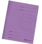 herlitz Schnellhefter easyorga, DIN A4, Manilakarton, lila 240 g-qm, gebrauchsfertig