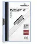 Durable Duraclip 30, Hellblau, Transparent, PVC, 30 Bl&auml;tter, A4, 1 St&uuml;ck(e)
