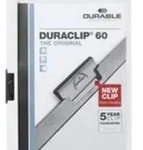Durable Duraclip 60 - Transparent - Wei&szlig; - PVC - 60 Bl&auml;tter - A4 - 1 St&uuml;ck(e)