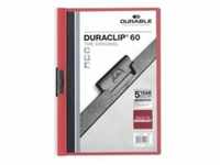 Durable Duraclip 60 - Rot - Transparent - PVC - 60 Blätter - A4 - 1 Stück(e)1-60
