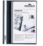 25 DURABLE Pr&auml;sentationshefter DURAPLUS blau DIN A4 &uuml;berbreit
