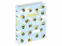 Zeugnisringbuch 'Crazy Bees' 4 Ringe A4 250x315mm