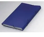 F&auml;cher Gummizugmappe A4 PP 12 F&auml;cher Gummizug vollfarbig blau