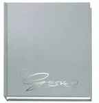 G&auml;stebuch Classic 205x240mm 144 Seiten silber