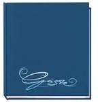 G&auml;stebuch Classic 205x240mm 144 Seiten blau