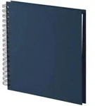 Fotoalbum Whire-O 60 Seiten 230x230mm espresso/offwhite