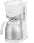 Clatronic KA 3327 Kaffeemaschine Wei&szlig; Fassungsverm&ouml;gen Tassen=10 Isolierkanne