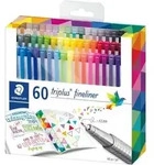 Fineliner triplus ca. 0,3 mm farbig sortiert VE=60 St&uuml;ck
