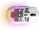 Steelseries Aerox 3 Ergonomische Gaming-Maus Bluetooth&reg;, Funk Optisch Wei&szlig; 6 Tasten