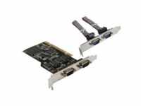 InLine Multi I/O Controller Card Serieller Adapter PCI RS-232 4 Anschlüsse