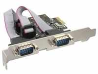 InLine - Serieller Adapter - PCIe - RS-232 x