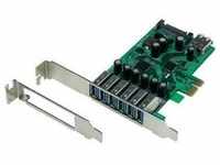 6+1 Port USB 3.0-Controllerkarte PCIe